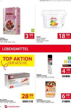 Transgourmet Flugblatt ab 27.07.2026 gültig | Seite: 18