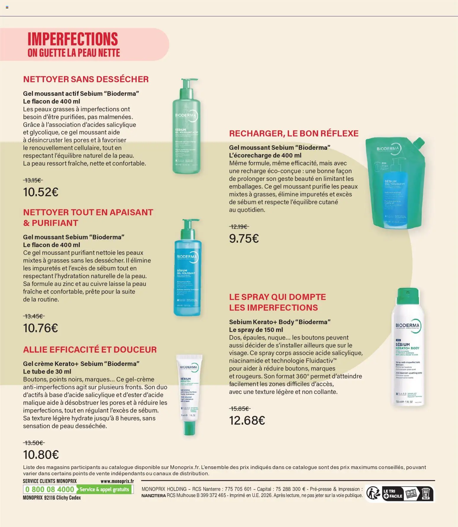 {H1} | Page: 11 | Produits: Body, Mais, Impression, Crème