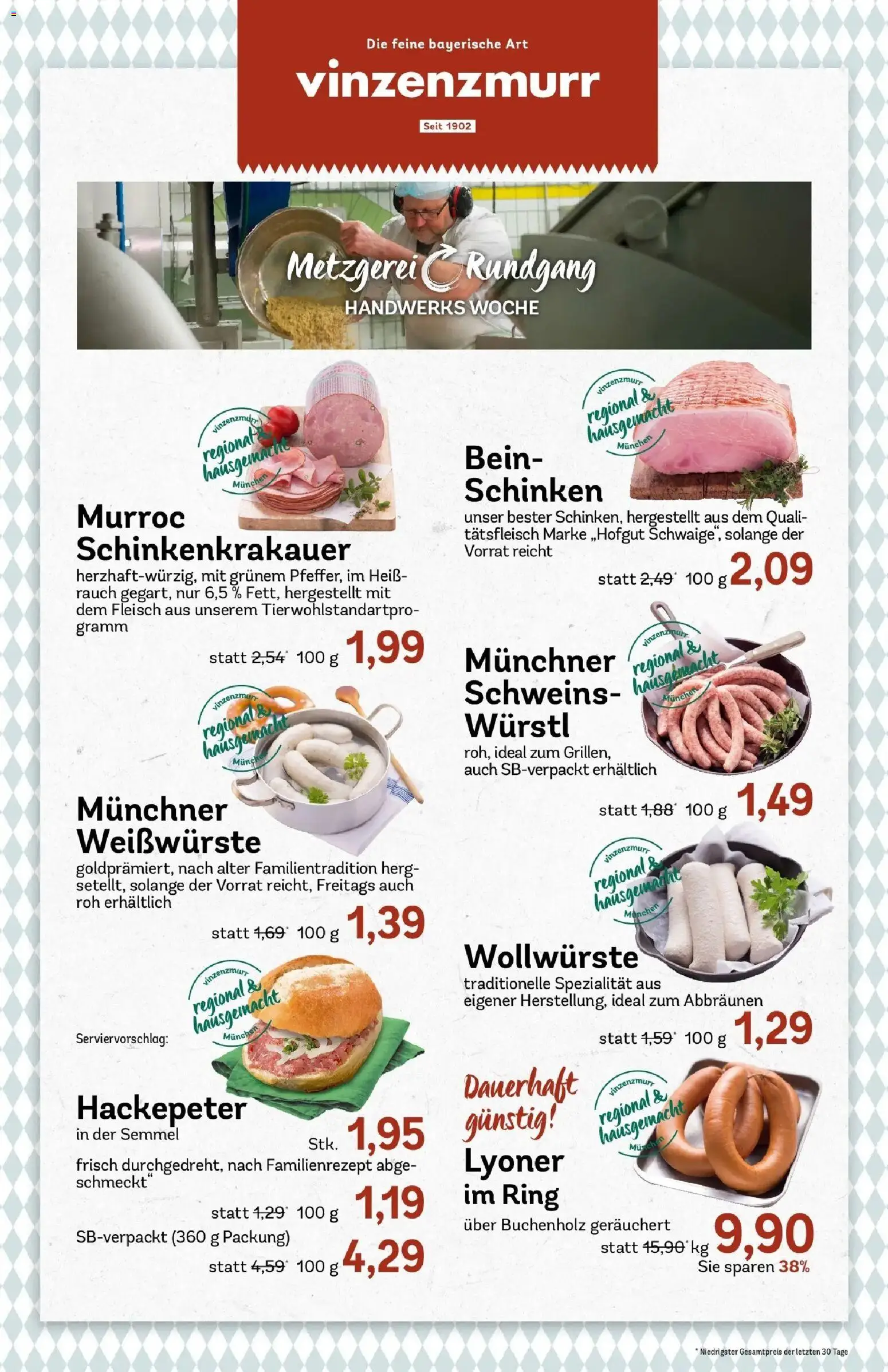 REWE Prospekt ab 24.08.2026 zum Blättern » Angebote | Seite: 9 | Produkte: Würstl, Schinken, Fleisch