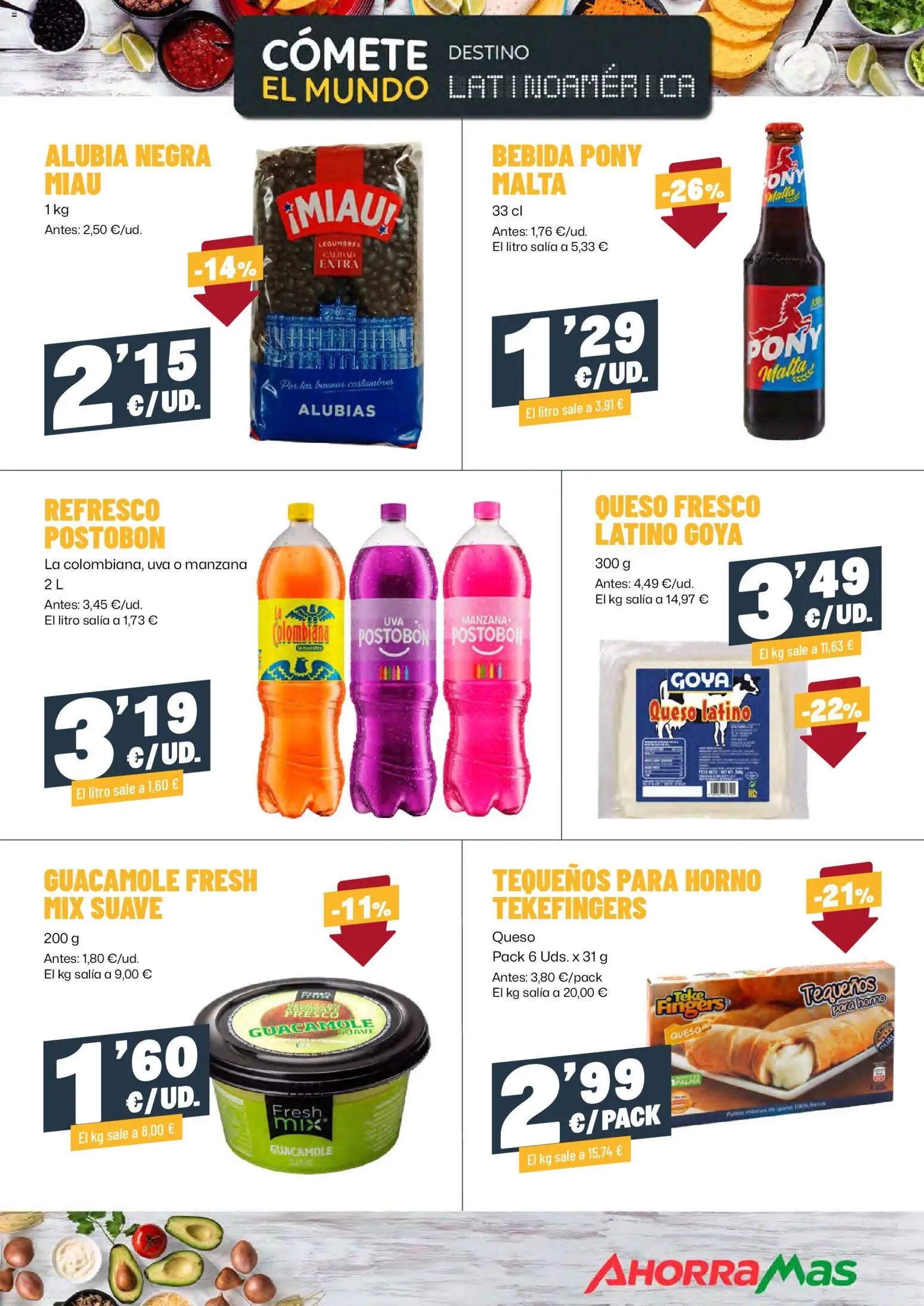 AhorraMas folleto │ válido desde el 12.03.2026 | Página: 9 | Productos: Queso fresco, Guacamole, Manzana, Horno