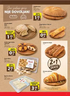 Ribola Katalog - Pregled kataloga iz trgovine Ribola, vrijedi od 14.10.2026 | Stranica: 3 | Proizvodi: Špinat, Kiflice, Oblatne, Feta