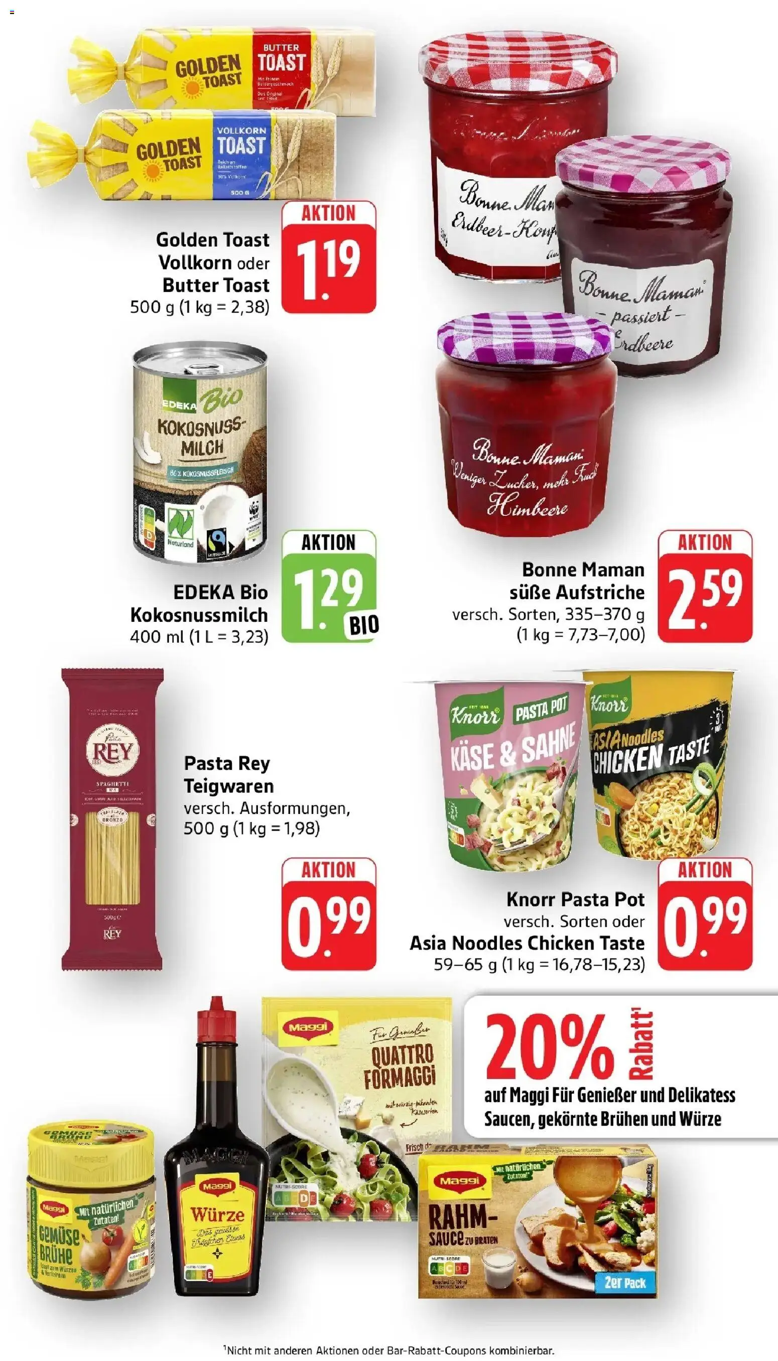 nah & gut Prospekt Offenburg-Zunsweier – gültig ab 07.09.2026 | Seite: 7 | Produkte: Milch, Käse, Spaghetti, Himbeere