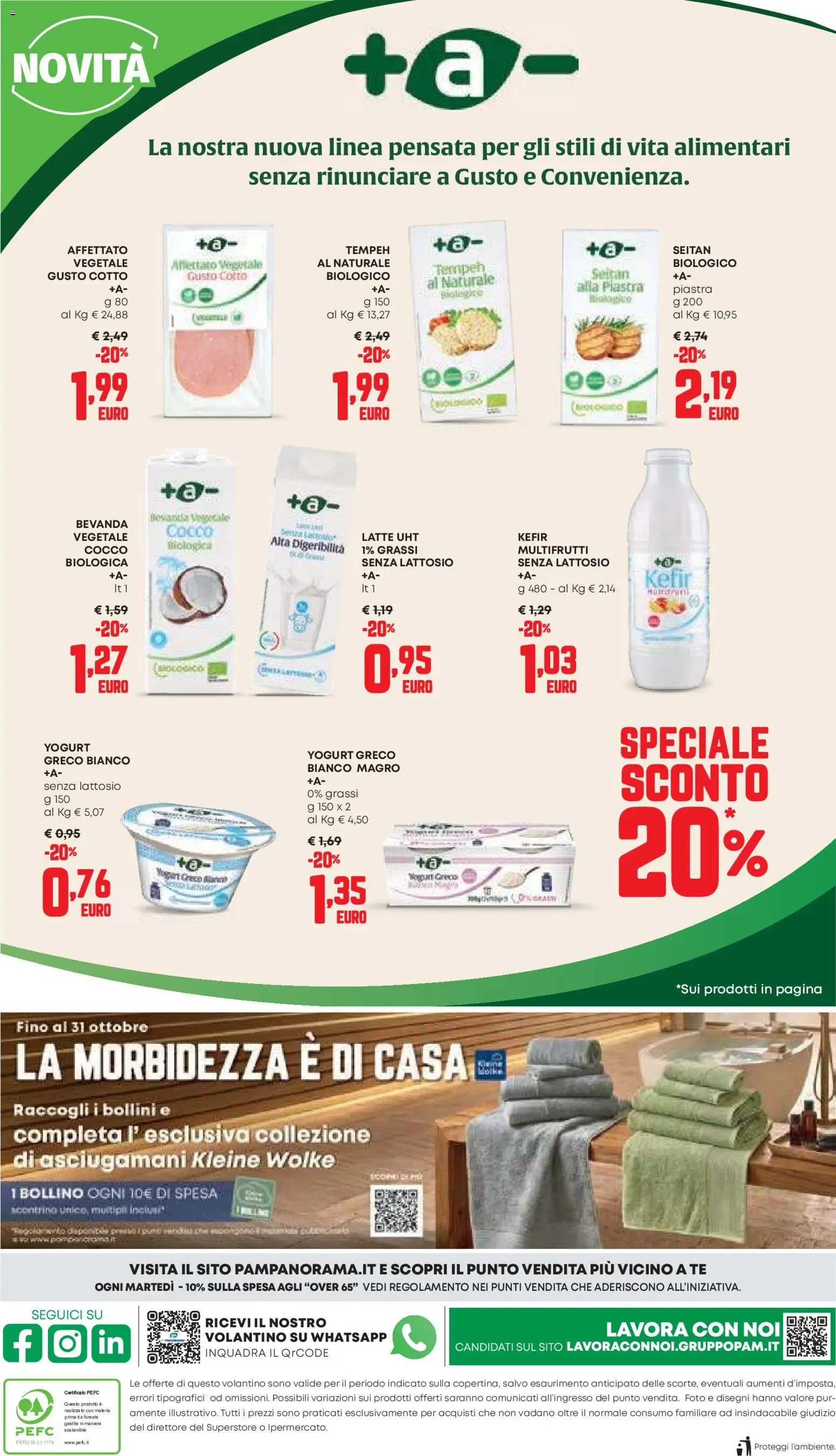 Volantino Panorama del 22/10/2026 | Pagina: 24 | Prodotti: Kefir, Tè, Seitan, Senza lattosio