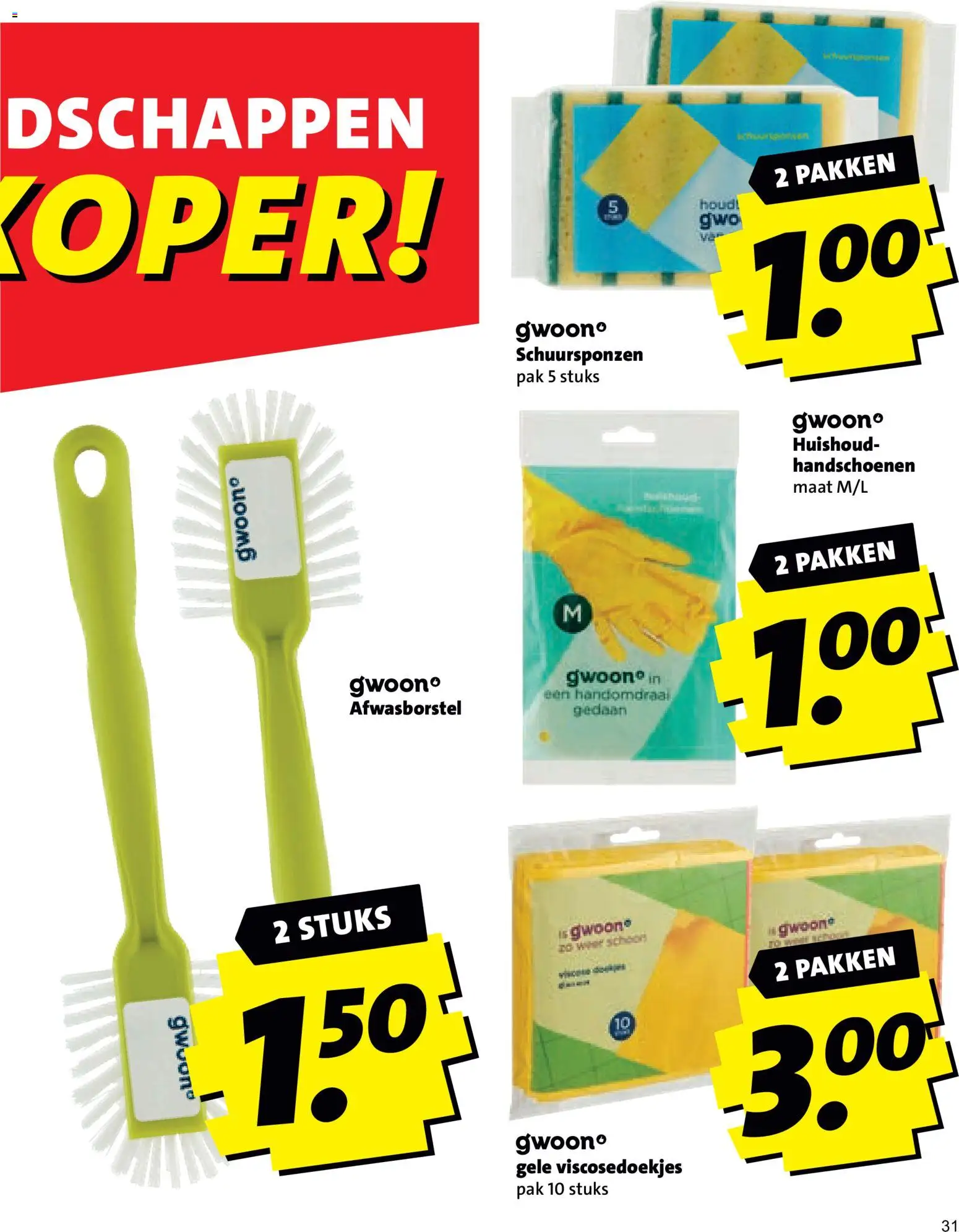 {H1} | Pagina: 31 | Producten: Handschoenen