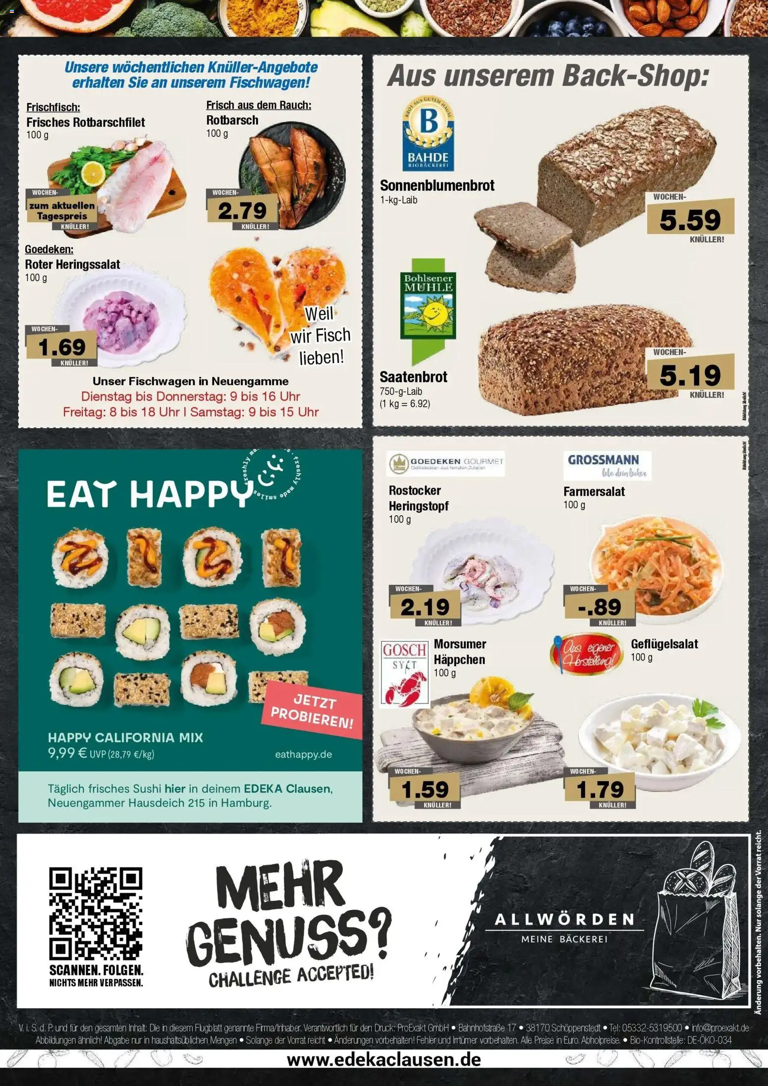 Edeka Prospekt Hamburg (ab 17.08.2026) » Angebote Online | Seite: 8 | Produkte: Mühle, Bäckerei, Fisch, Uhr