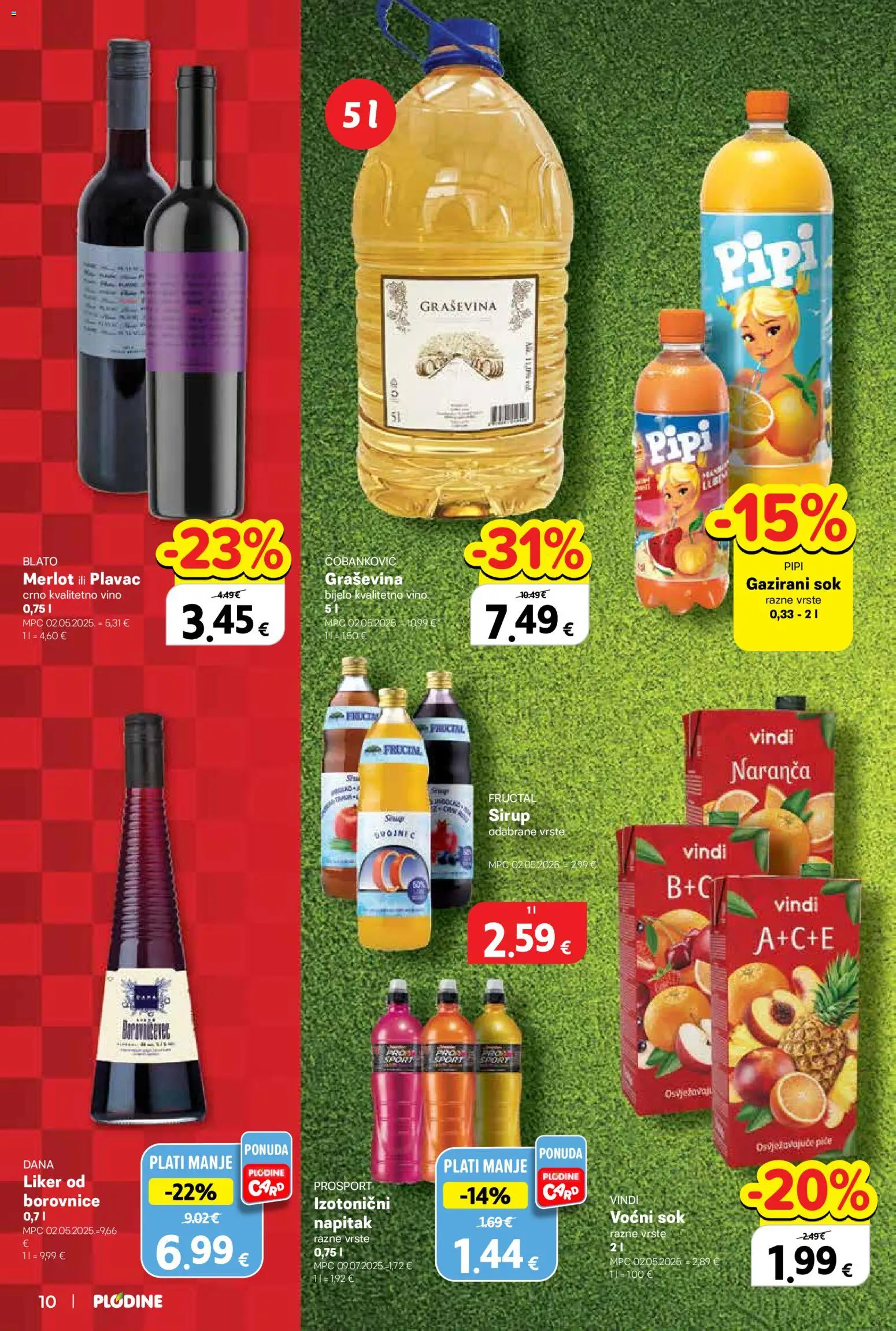 🛒 Plodine katalog od 📆 10.06.2026 ➤ Pogledaj akcije sada!🔥 | Hrvatska