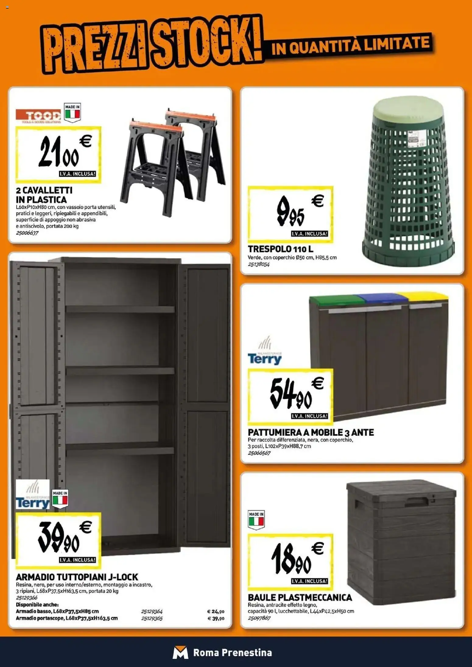 Volantino TECNOMAT del 30/07/2026 | Pagina: 16 | Prodotti: Porta, Coperchio, Baule, Armadio