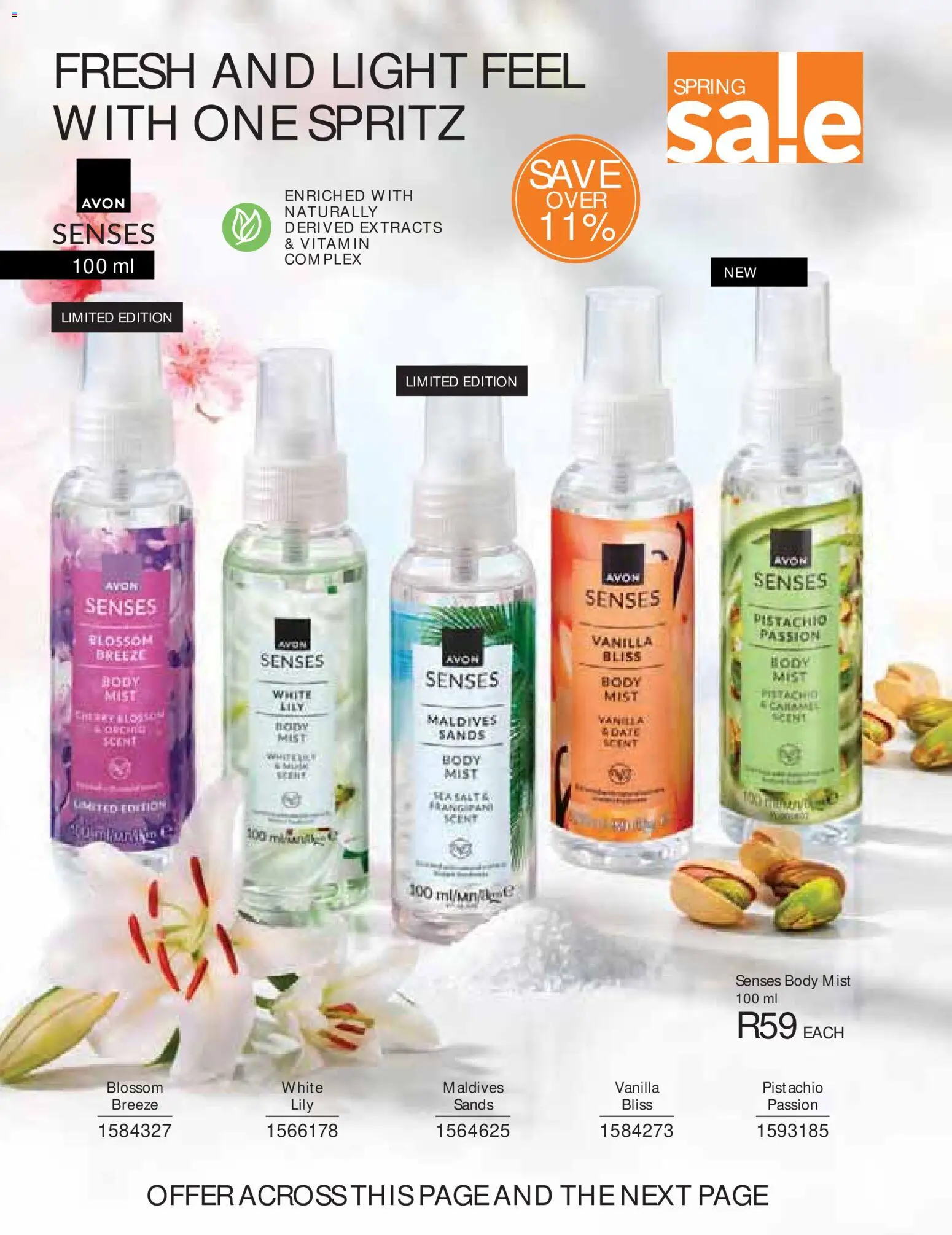 New Avon catalogue – valid from 01/09/2026 | Page: 166 | Products: Vanilla, Light