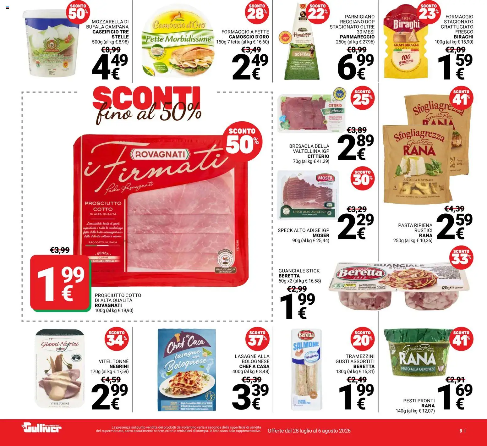 Volantino Gulliver del 28/07/2026 | Pagina: 9