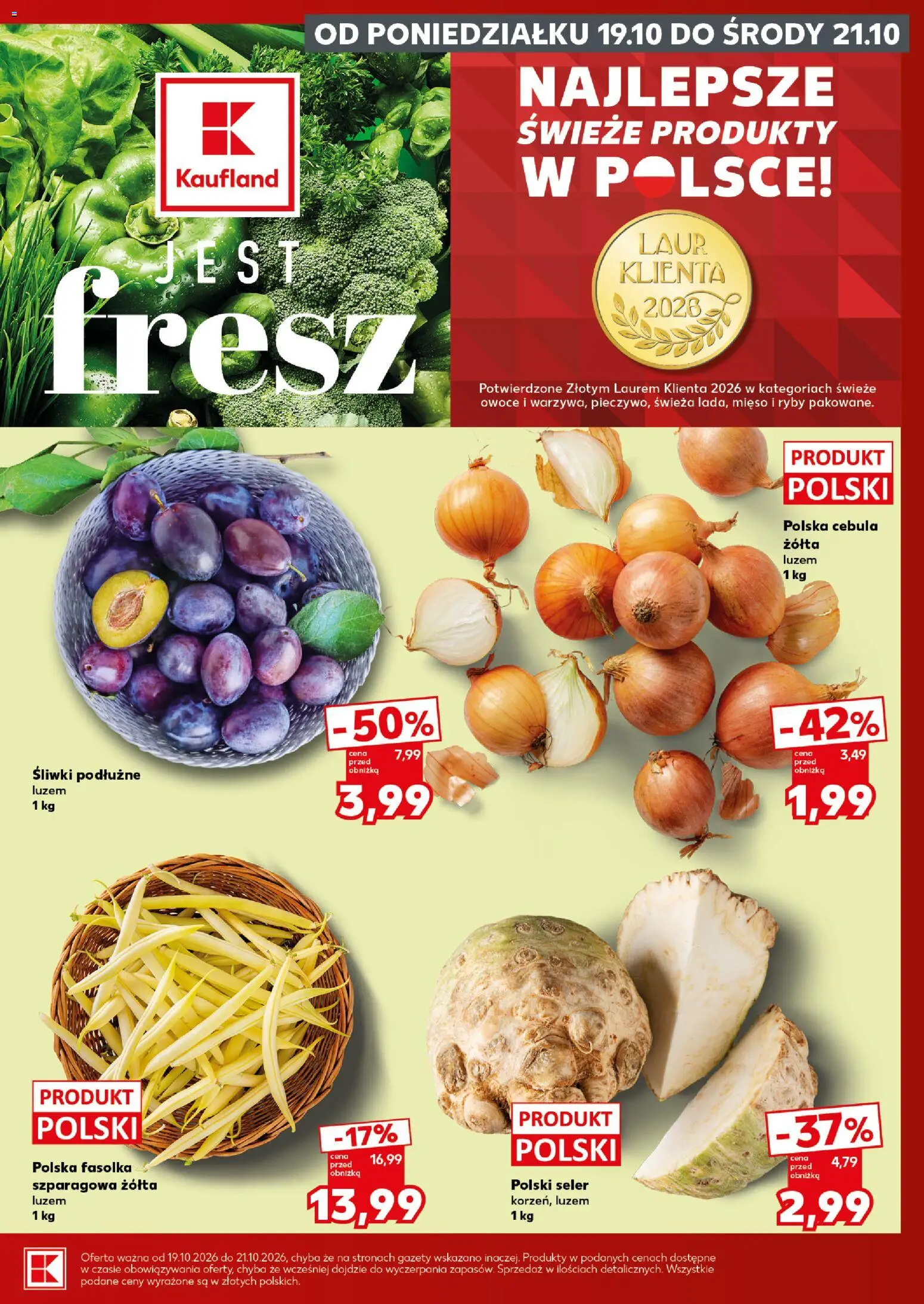 Kaufland Polsko leták - Mocny start od 19.10.2026 | Strana: 5 | Produkty: Ryby