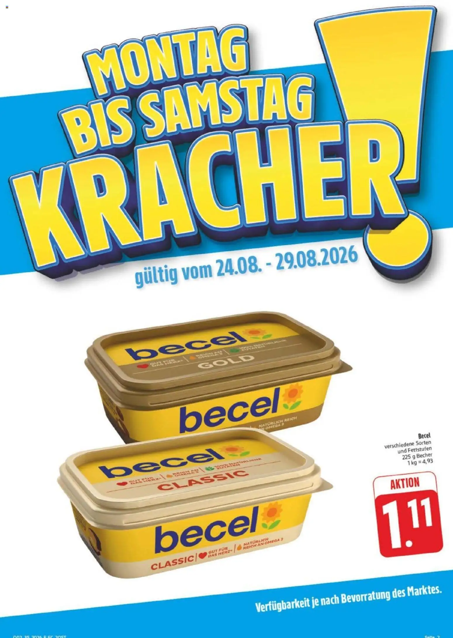 Edeka Prospekt Leipzig – gültig ab 23.08.2026 | Seite: 5 | Produkte: Becel