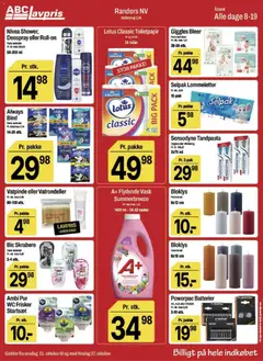 Abc Lavpris - Tilbudsavis uge 43 gyldig fra 21/10/2026 | Side: 10 | Produkter: Tandpasta, Batterier