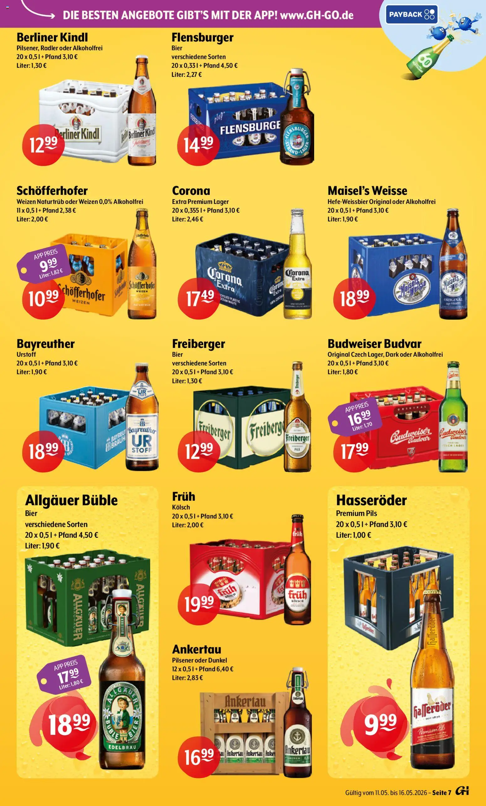 Getränke Hoffmann - Brandenburg – gültig ab 11.05.2026 | Seite: 7 | Produkte: Berliner, Bier, Pils, Flensburger