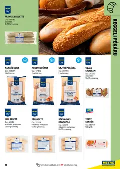 MINI BAGETT, elősütött, védőgázas, 18x50 g/csomag - amely érvényes a következő dátumtól: 2025.06.01. | Oldal: 23