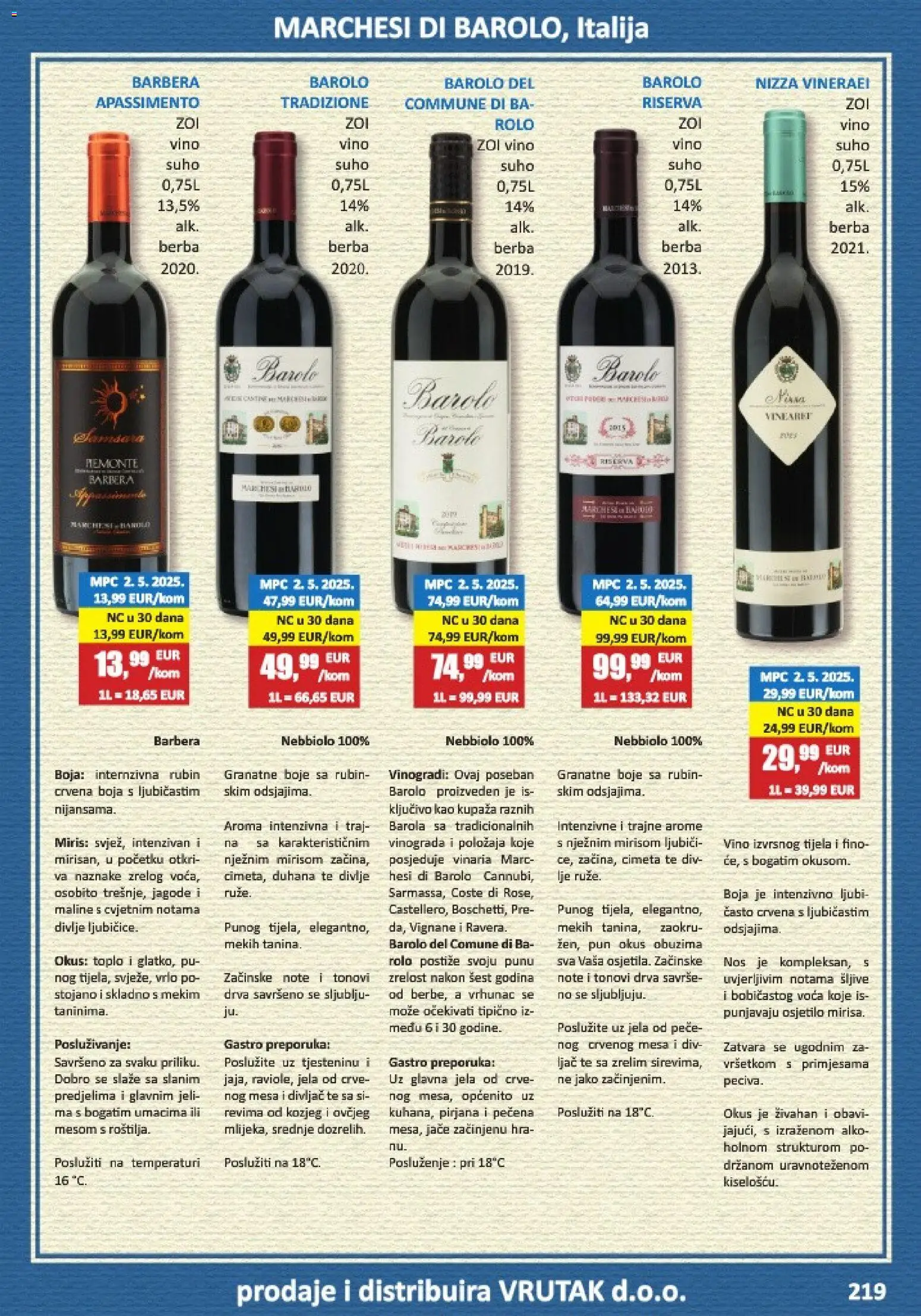 Vrutak katalog | vrijedi od 01.11.2025 | Stranica: 219 | Proizvodi: Miris, Vino, Jagode, Maline