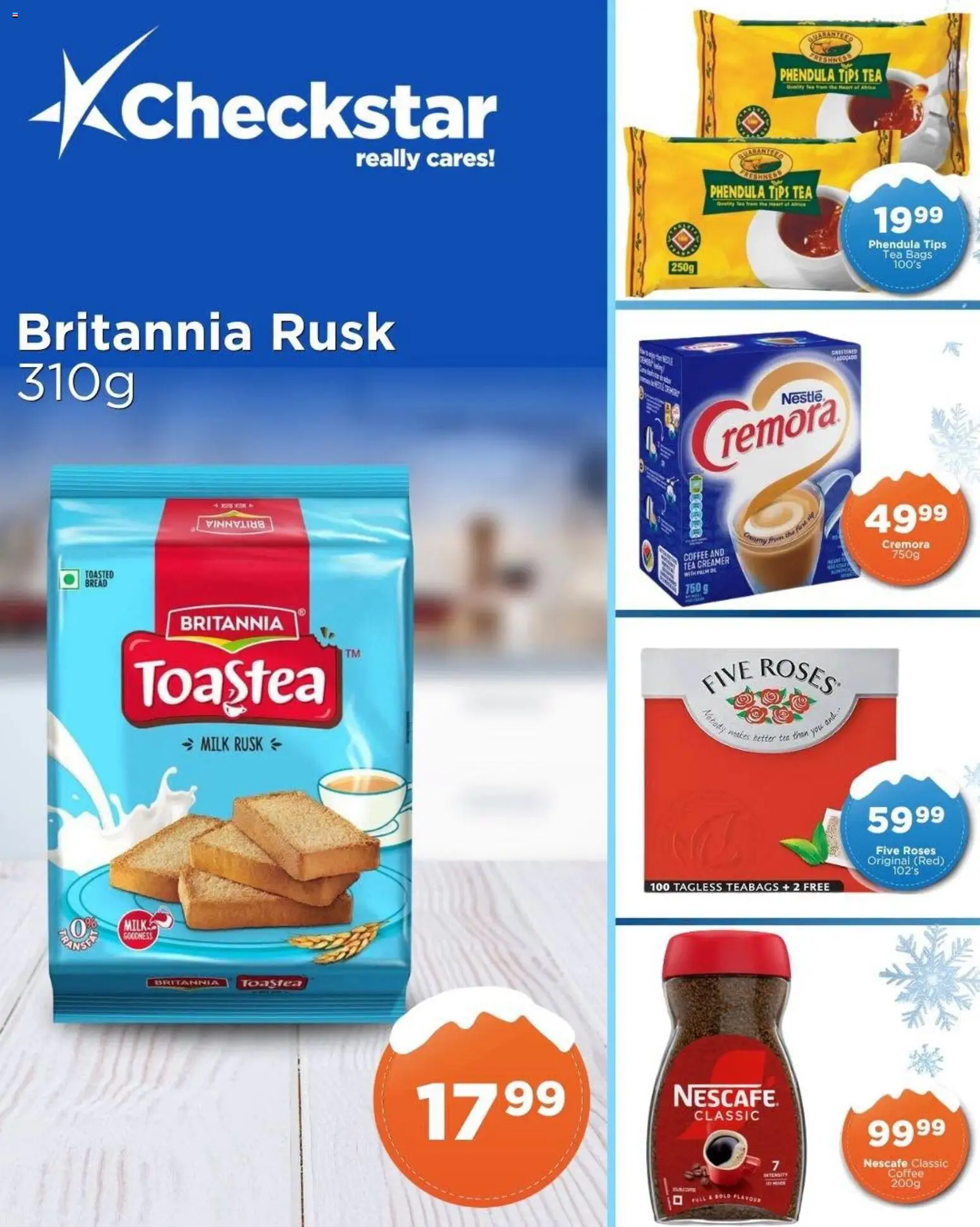 New Check Star catalogue – valid from 22/07/2026 | Page: 3 | Products: Milk, Bread, Coffee, Tea