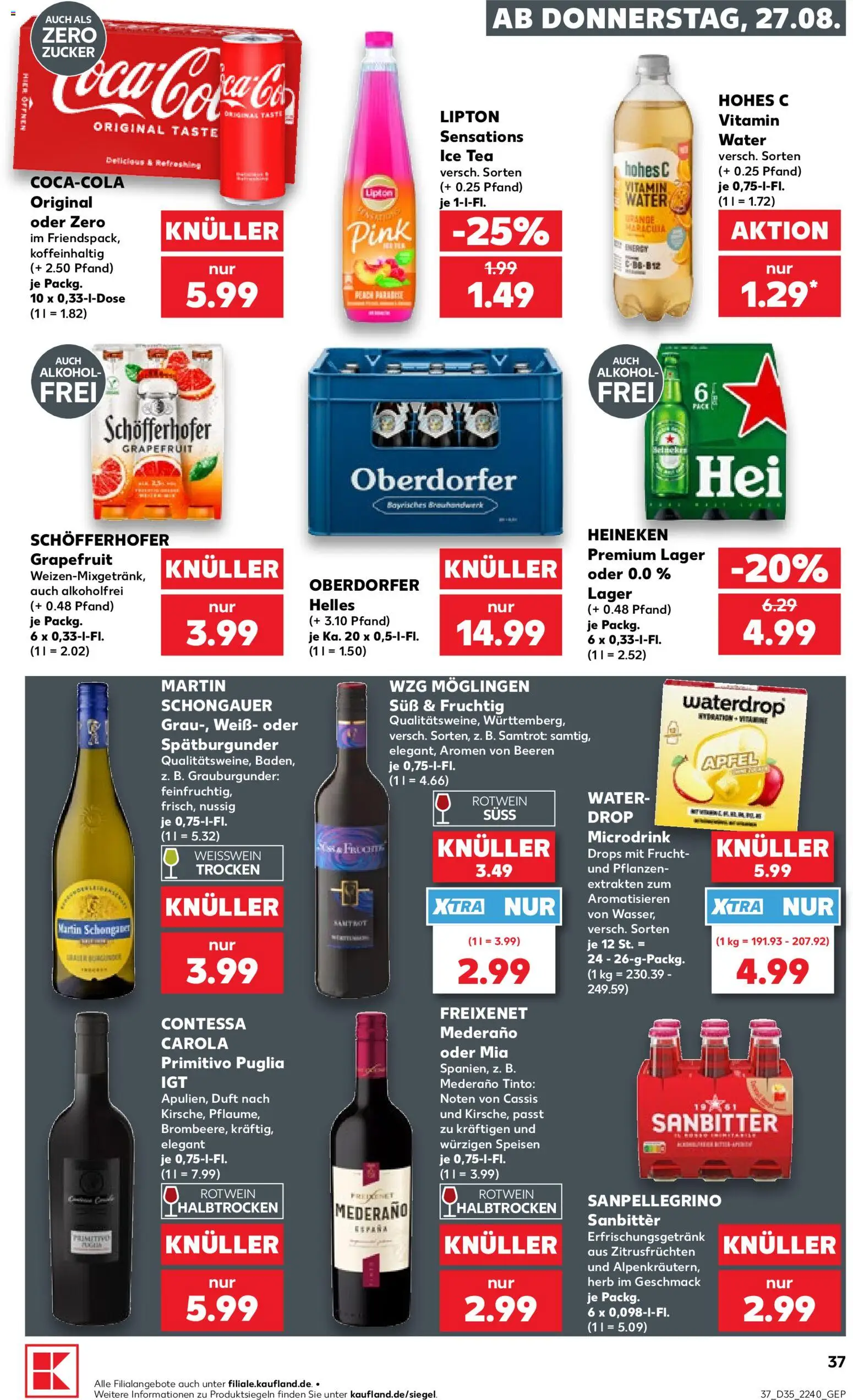 {H1} | Pagina: 37 | Producten: Grapefruit, Heineken, Cassis, Water