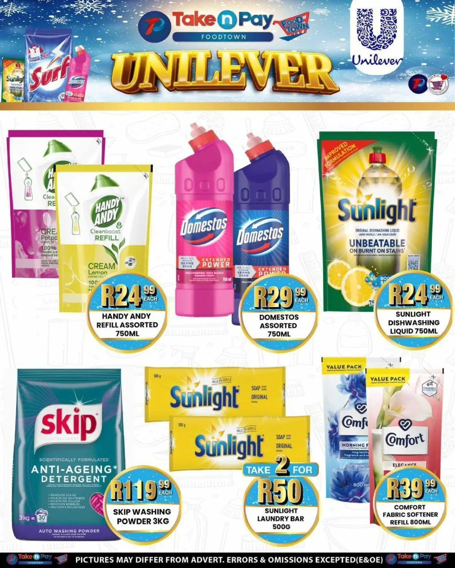 New Take n Pay catalogue – valid from 08.06.2026 | Page: 45 | Products: Powder, Washing powder, Fabric softener, Lemon