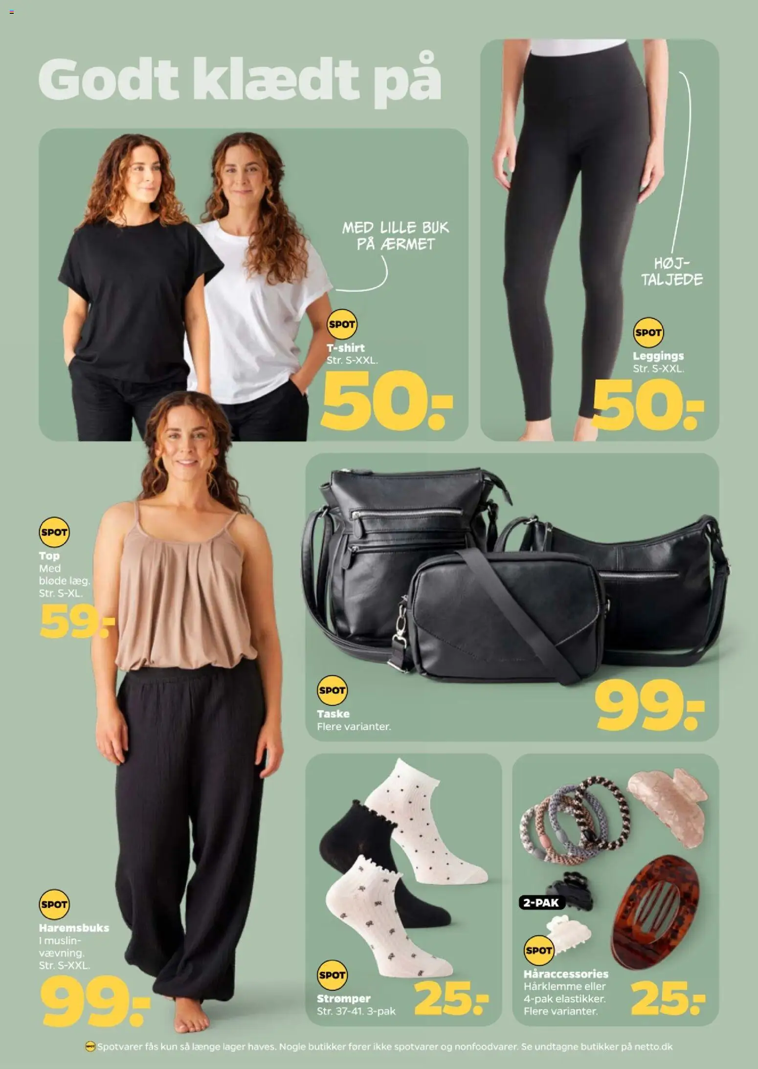 Netto tilbudsavis – gyldig fra 22/08/2026 | Side: 4 | Produkter: Taske, Leggings, Strømper