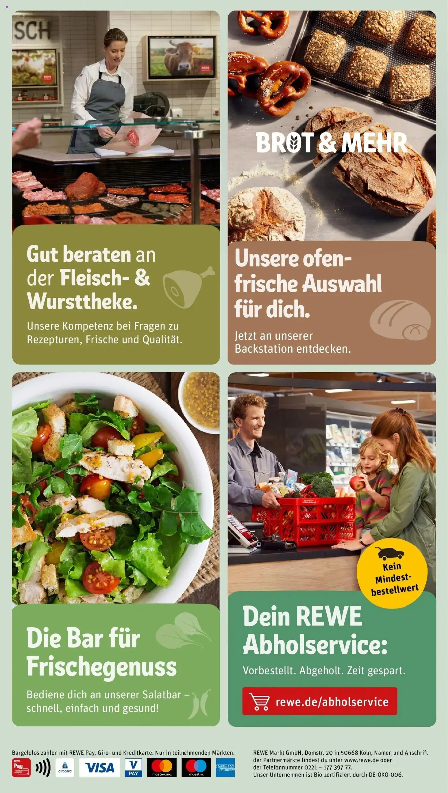 REWE Prospekt ab 26.10.2026 zum Blättern » Angebote | Seite: 2 | Produkte: Ofen, Brot, Fleisch