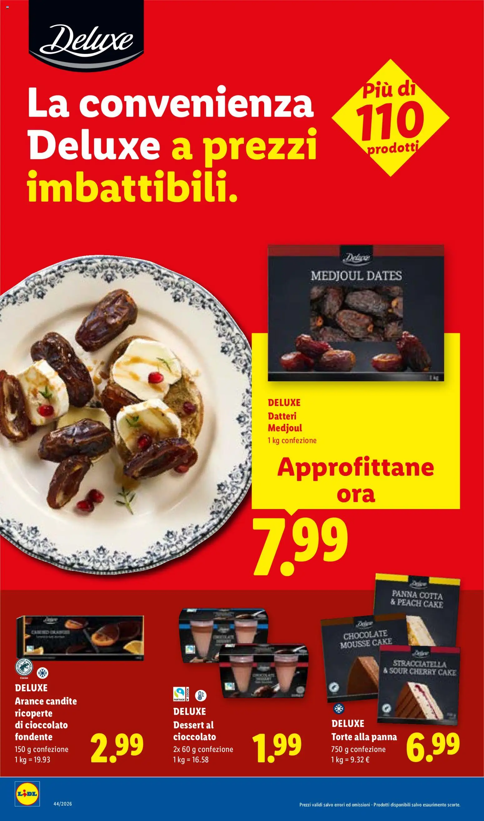 Volantino Lidl del 29/10/2026 | Pagina: 18 | Prodotti: Cioccolato, Arance, Stracciatella, Dessert