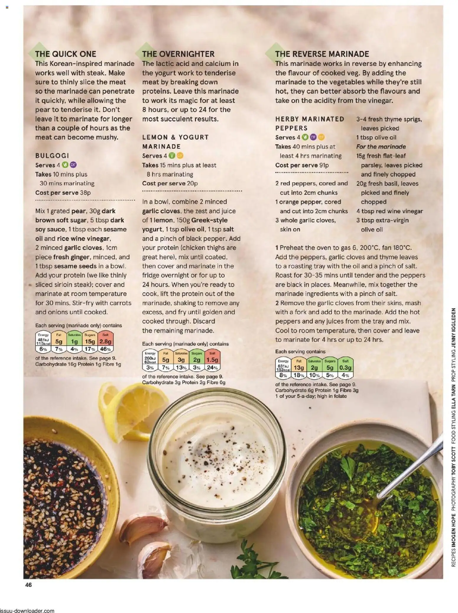 {H1} | Page: 46 | Products: Yogurt, Wine, The oven, Oven