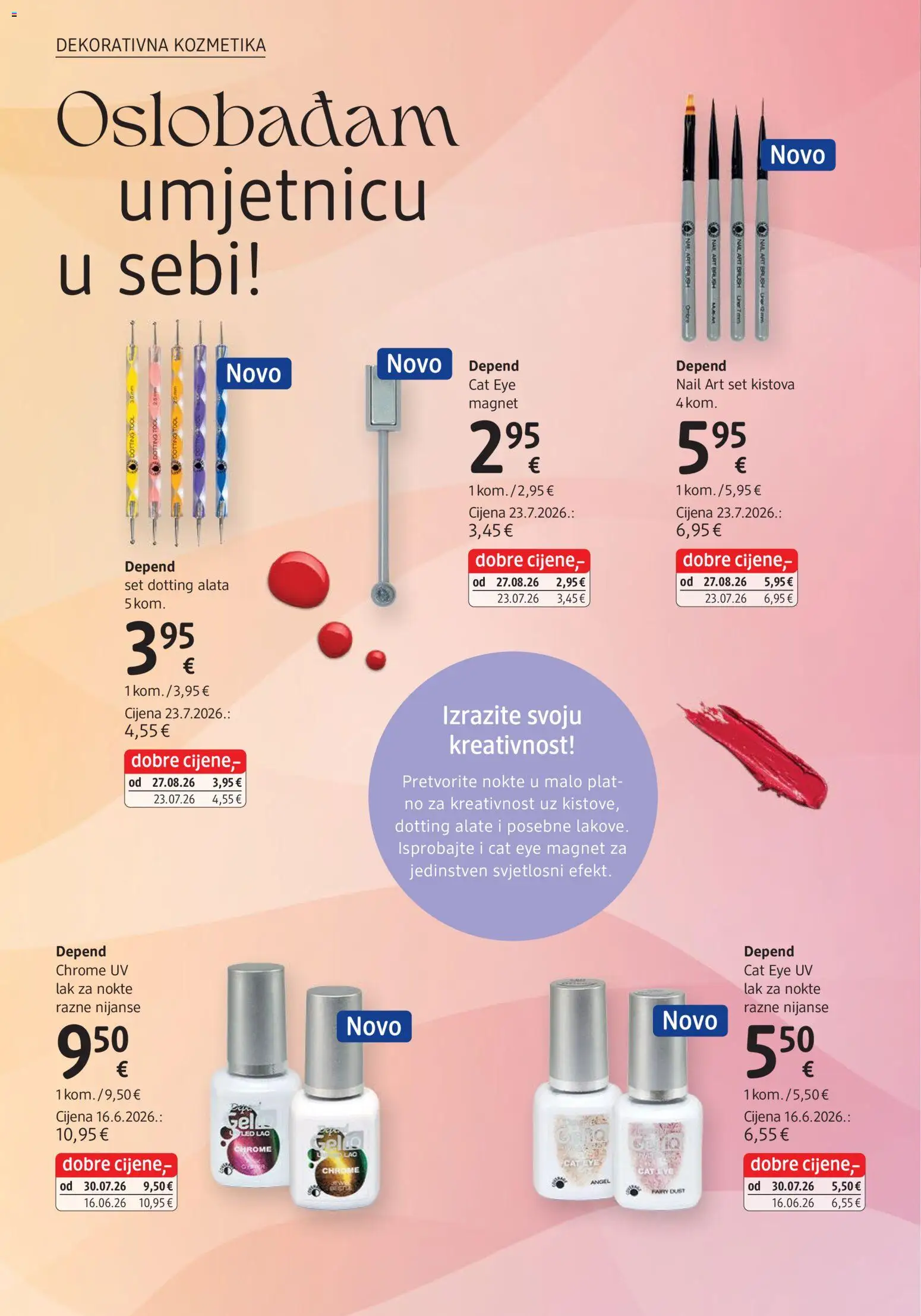 DM katalog | vrijedi od 01.09.2026 | Stranica: 34 | Proizvodi: Lak za nokte