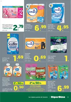Vista previa HiperDino folleto válido desde el 08/07/2026 | Página: 33 | Productos: Papel higienico, Lavadora, Cocina, Baño
