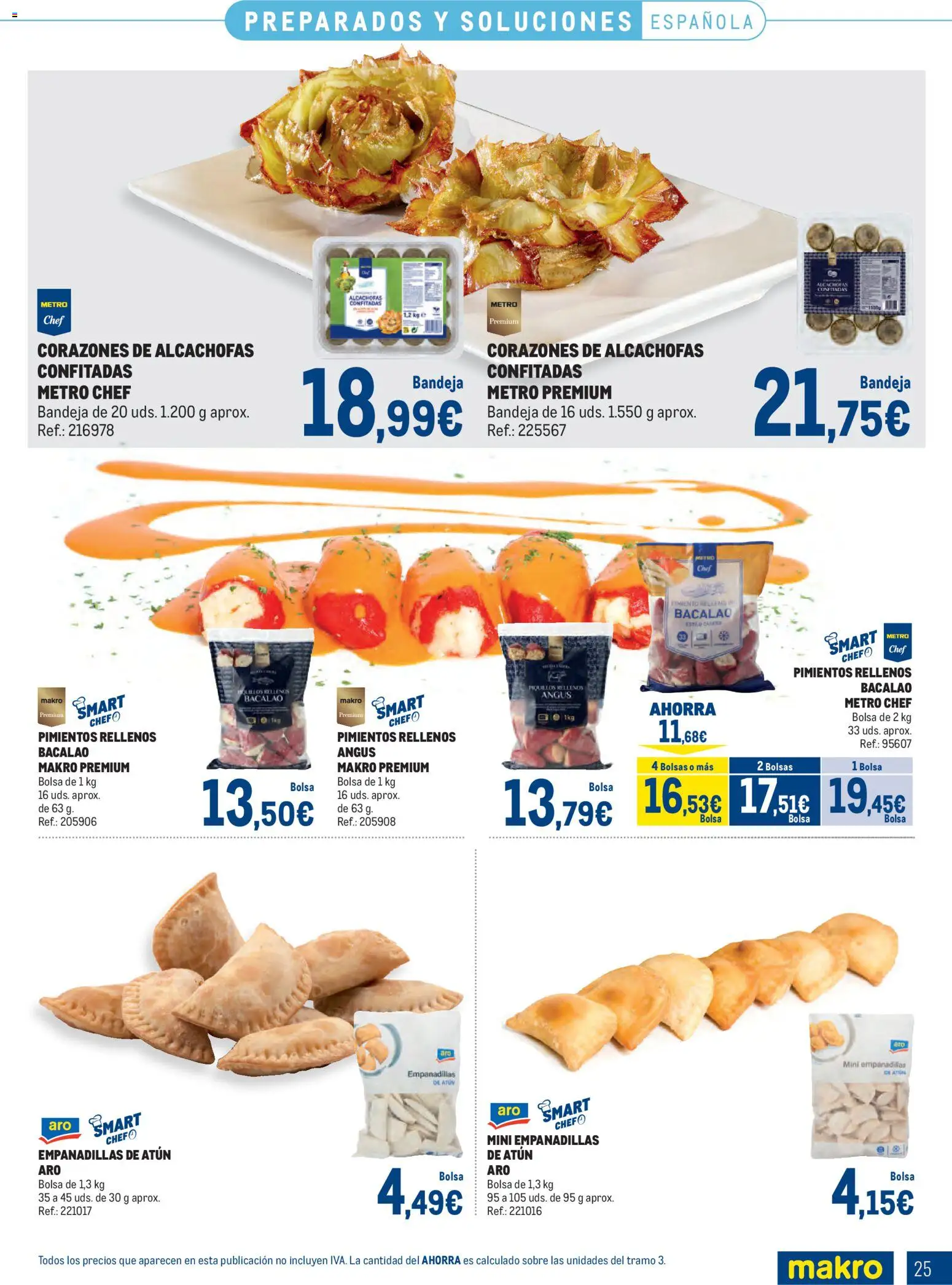 Makro Congelados Norte 2 │ válido desde el 04.05.2026 | Página: 25 | Productos: Bolsa, Bandeja