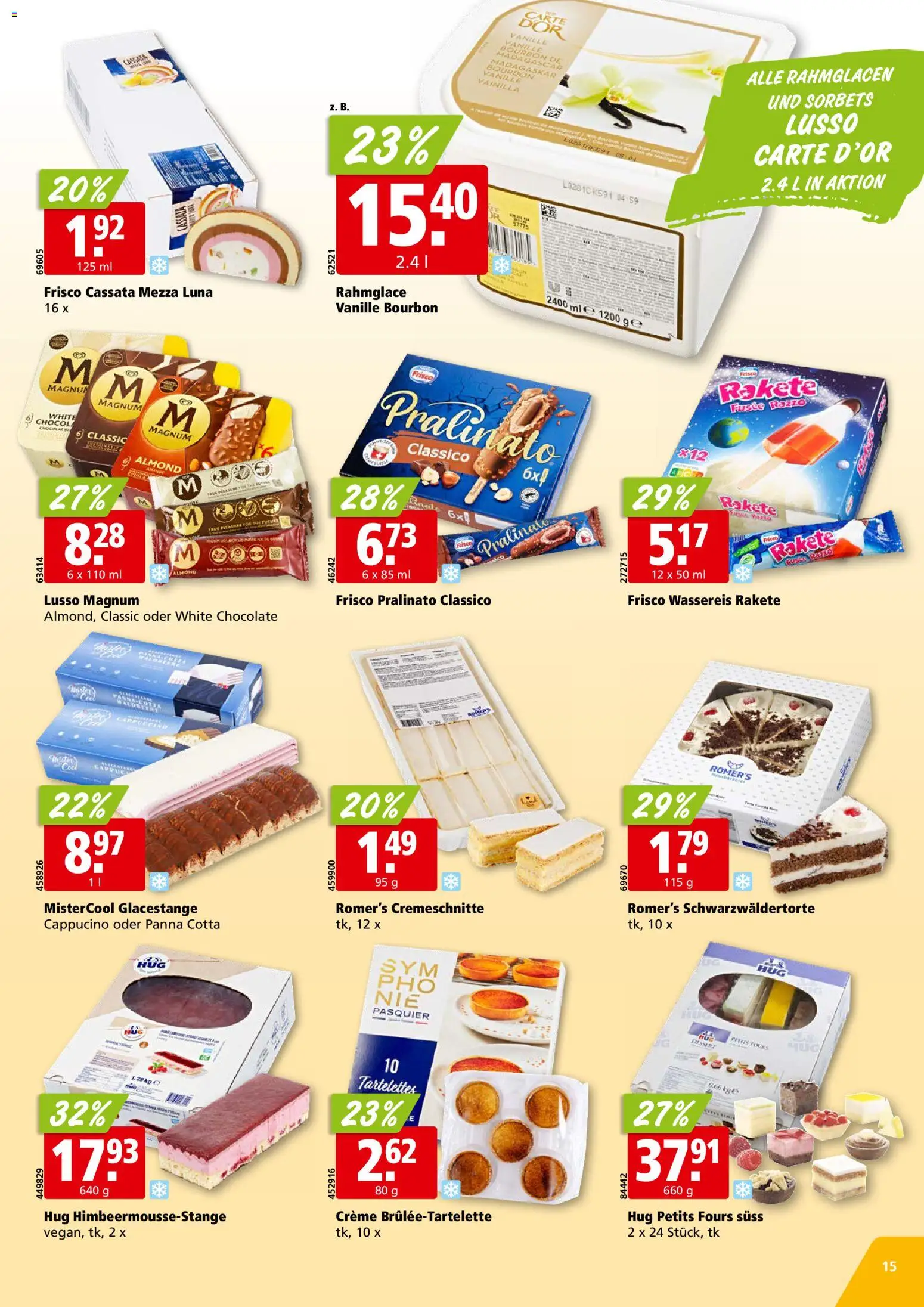 Aligro aktionen Chavannes, Matran, Genf, Sitten – gültig ab 11.05.2026 | Seite: 15 | Produkte: En Kommode, Bourbon, Creme