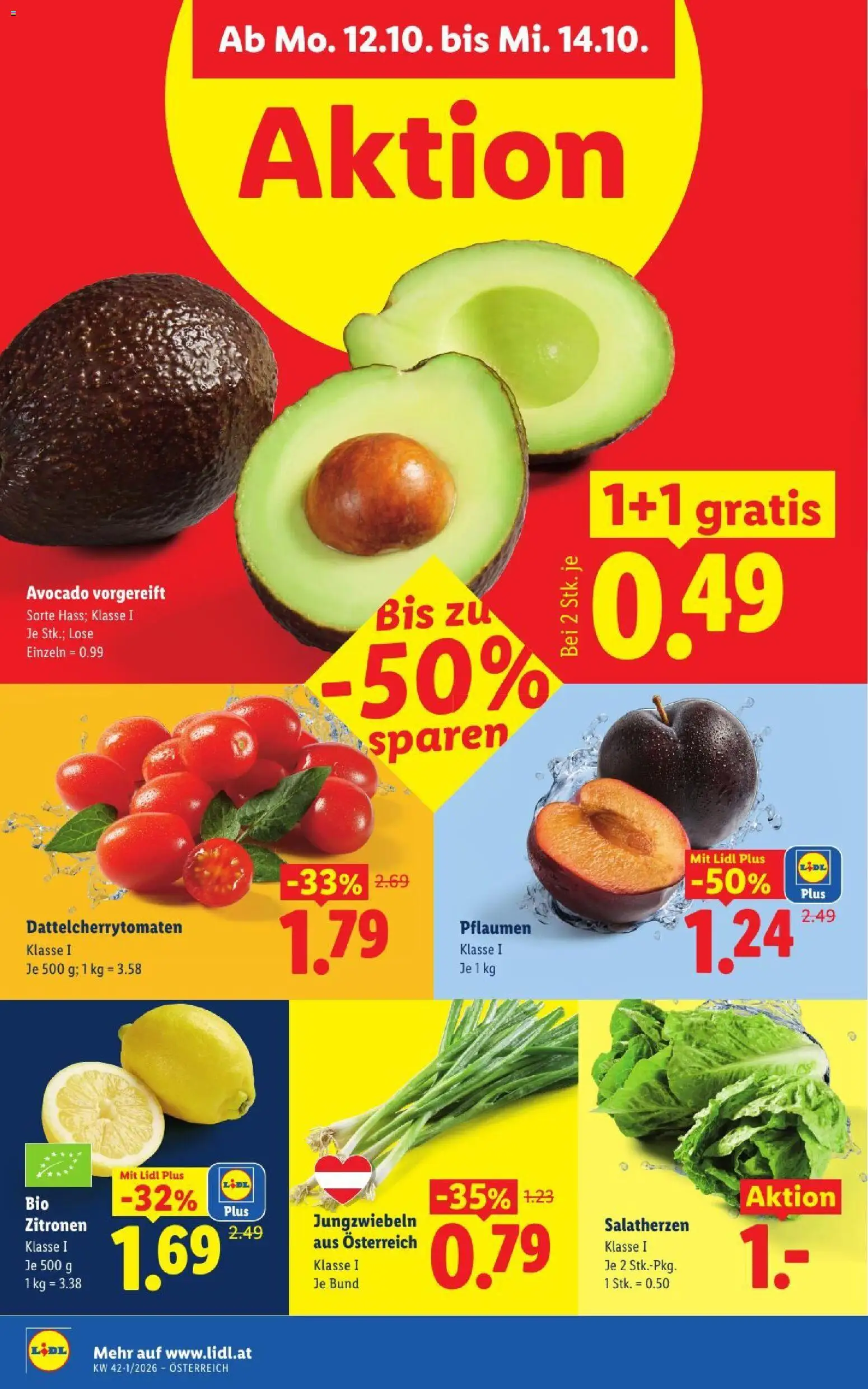 Lidl Flugblatt gültig ab 08.10.2026 | Seite: 45 | Produkte: Avocado
