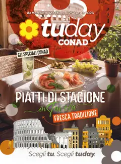 Anteprima del volantino Conad volantino Tuday Lazio valido a partire dal 12/08/2026