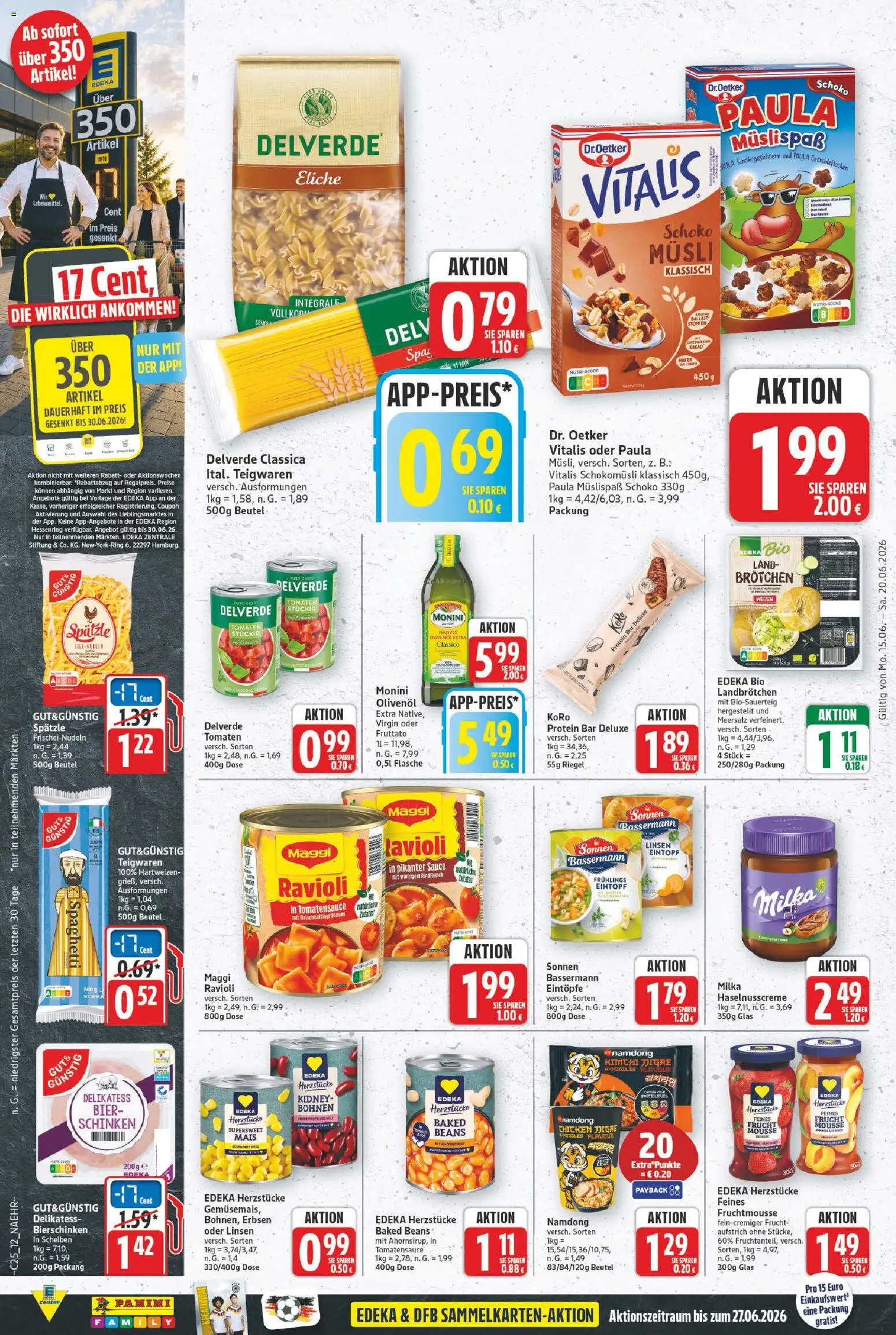 E center Prospekt – gültig ab 15.06.2026 | Seite: 14 | Produkte: Musli, Maggi, Olivenol, Tomaten