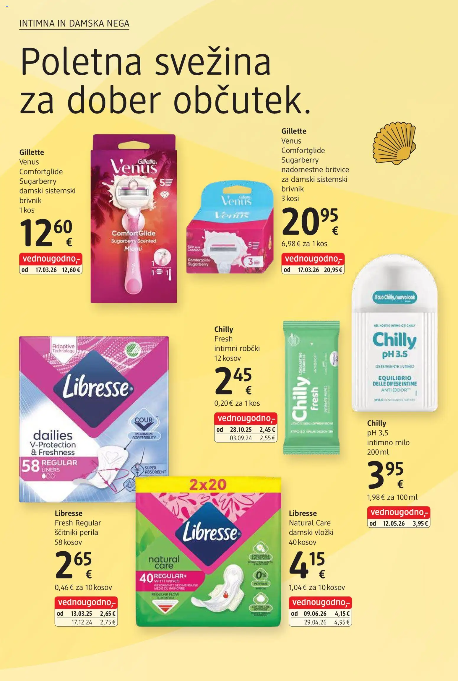 Novi DM Drogerie Markt katalog ponudbe – veljaven od 01.07.2026 | Stran: 6 | Izdelki: Intimno milo, Kos, Milo, Brivnik