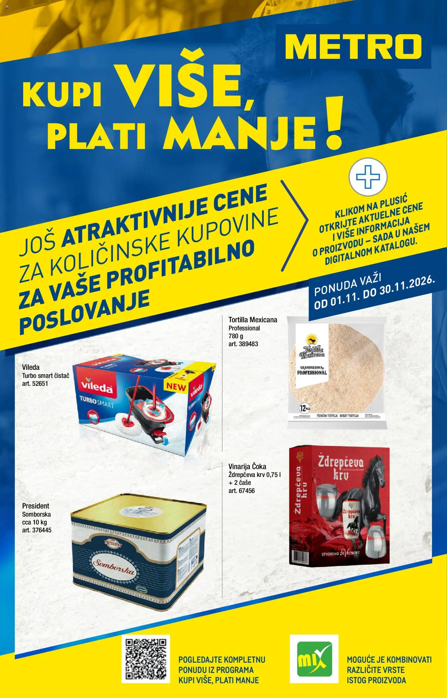 Metro katalog - važi od 01.11.2026 | Strana: 1 | Proizvode: Vileda