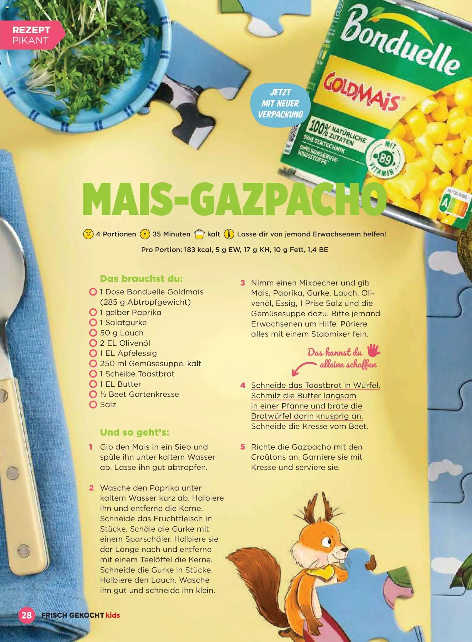 Billa Frisch Gekocht Kids gültig ab 01.06.2026 | Seite: 28