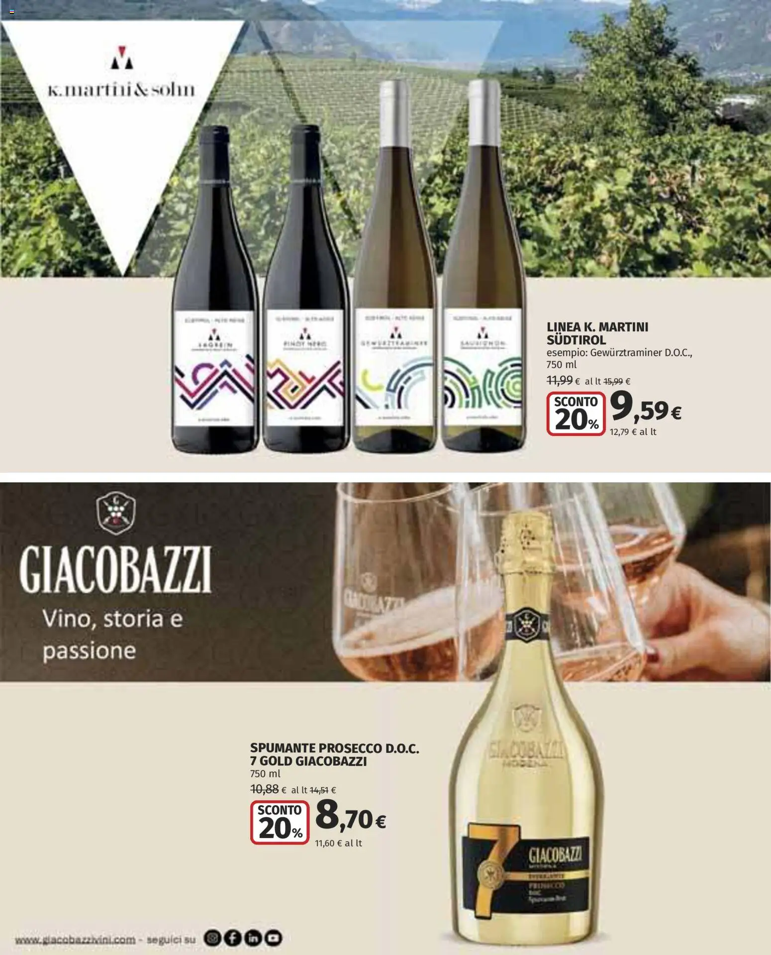 Volantino Ipercoop del 13/08/2026 | Pagina: 37 | Prodotti: Prosecco, Martini, Spumante, Prosecco D.O.C.