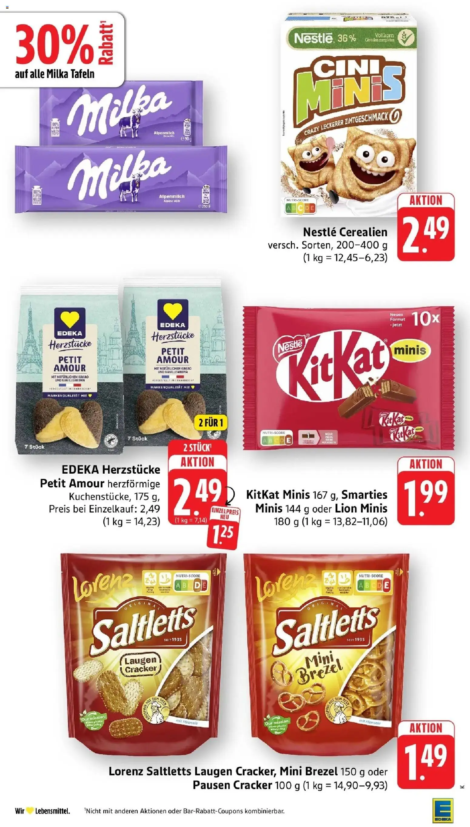 Edeka Prospekt Kehl – gültig ab 28.09.2026 | Seite: 26 | Produkte: Milch, Smarties, Milka