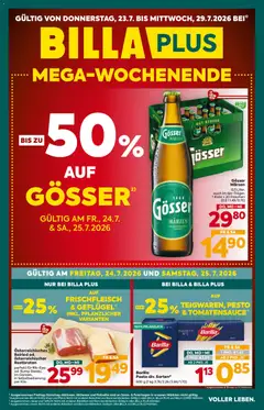 Billa Plus Flugblatt ab 23.07.2026 gültig