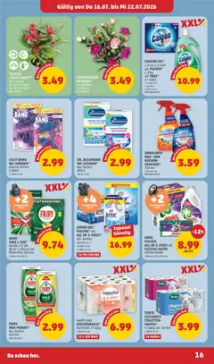 Penny Markt Flugblatt ab 16.07.2026 gültig | Seite: 16 | Produkte: Zitrone, Bad, Duft, Waschmittel