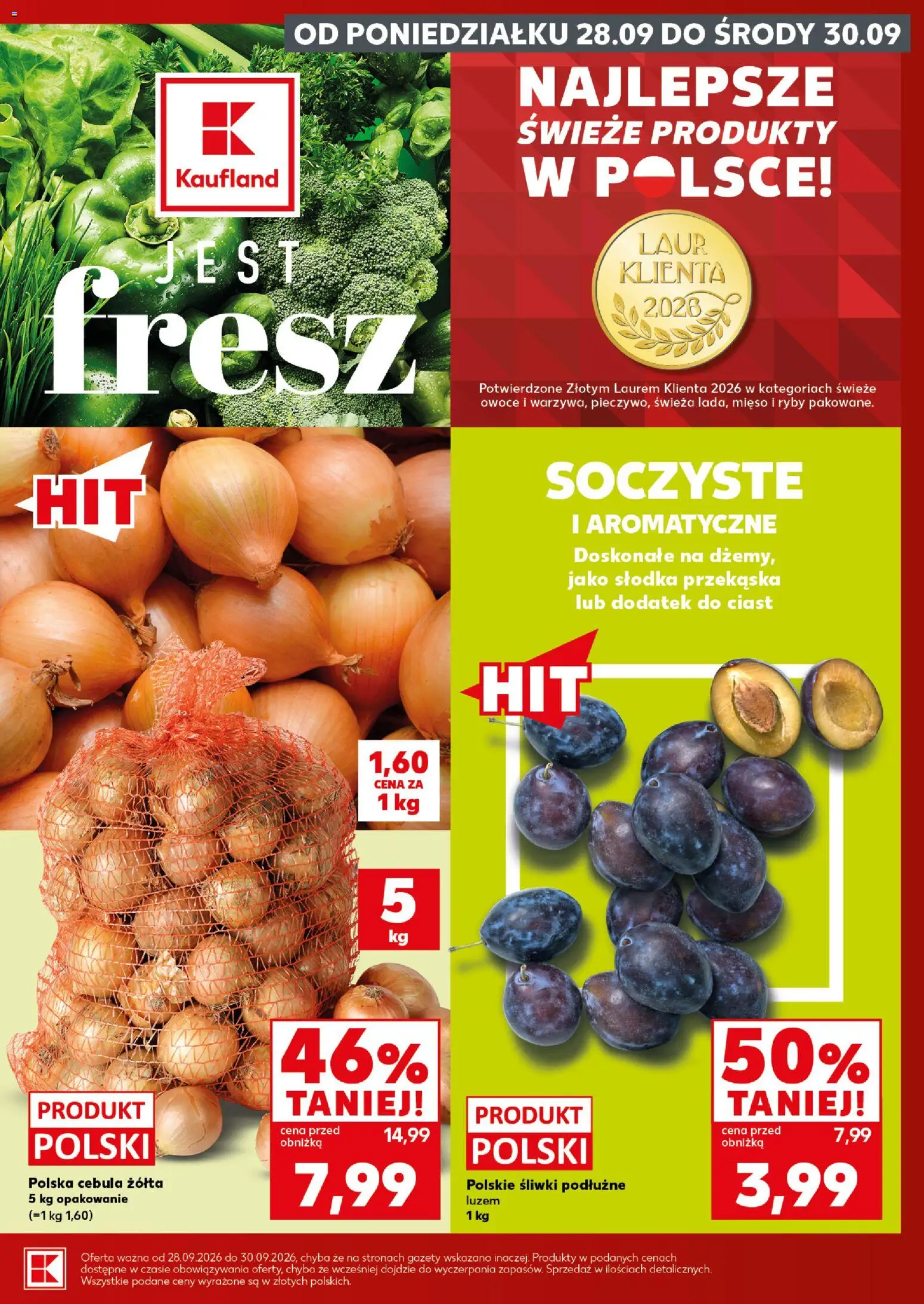 Kaufland Polsko leták - Mocny start od 28.09.2026 | Strana: 3 | Produkty: Ryby