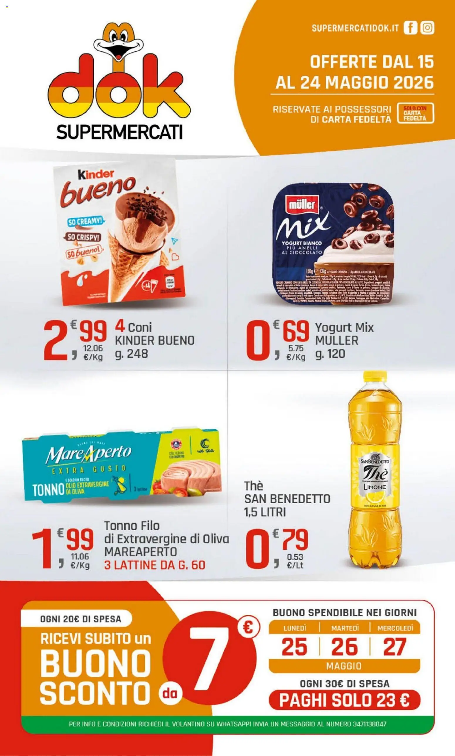 Volantino DOK del 15.05.2026 | Pagina: 1