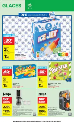 Carrefour - Prévisualisation de Carrefour catalogue valide à partir de 04/08/2026 | Page: 25 | Produits: Glaces, Machine à glace, Jus, Crème