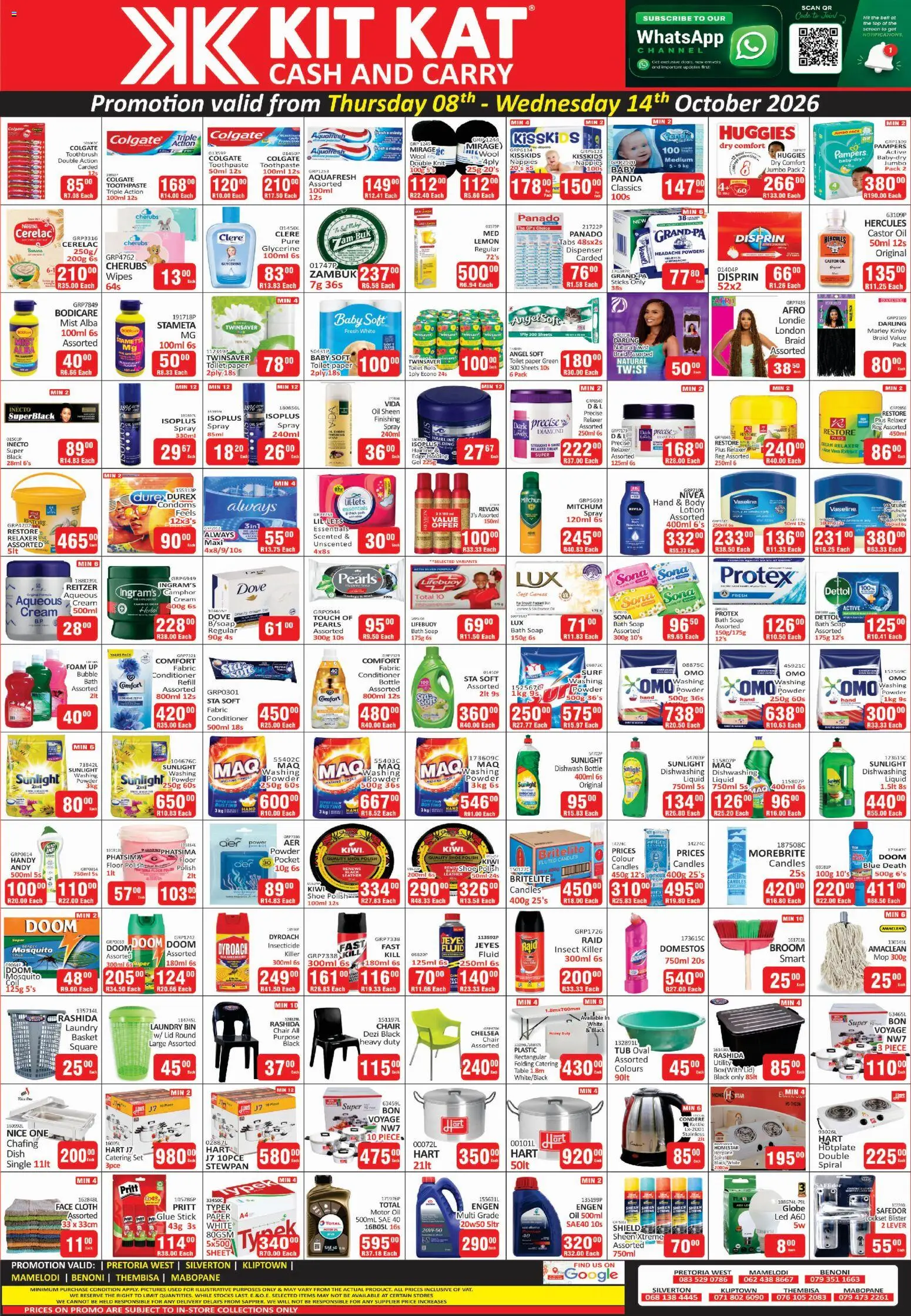 New KIT KAT Cash & Carry catalogue – valid from 08/10/2026 | Page: 2 | Products: Toilet, Mop, Kiwi, Toothbrush