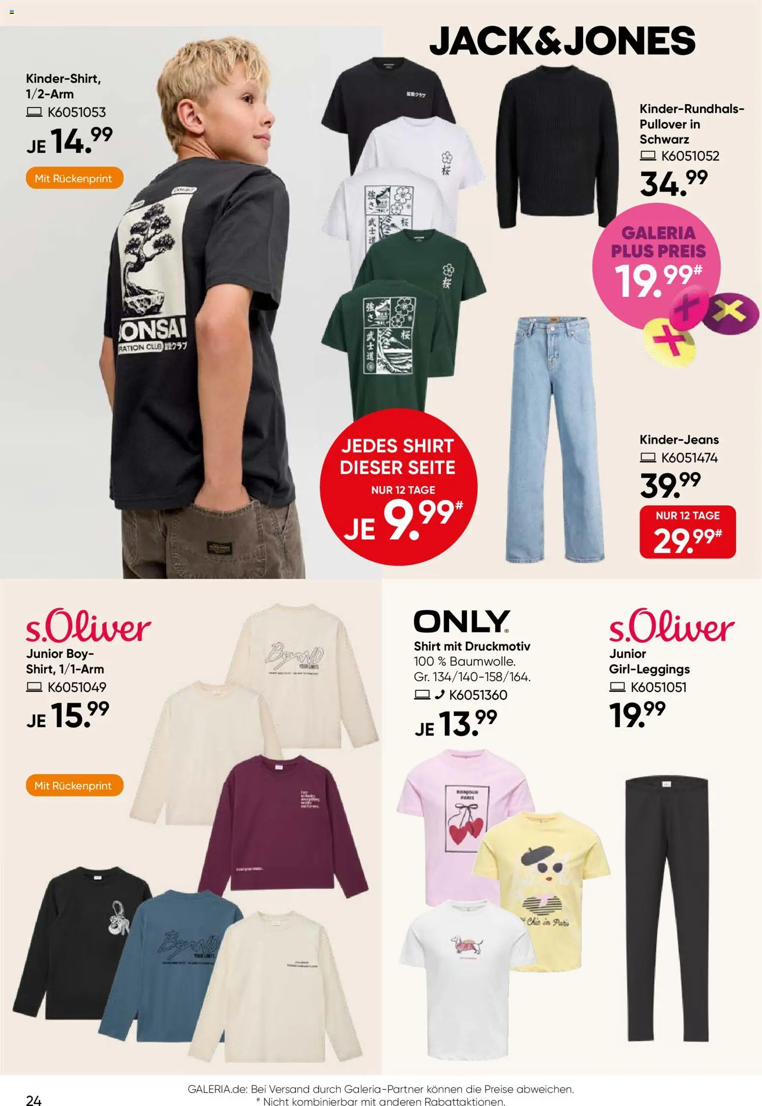 Galeria Karstadt Kaufhof Prospekt – gültig ab 16.09.2026 | Seite: 24 | Produkte: Shirt, Pullover