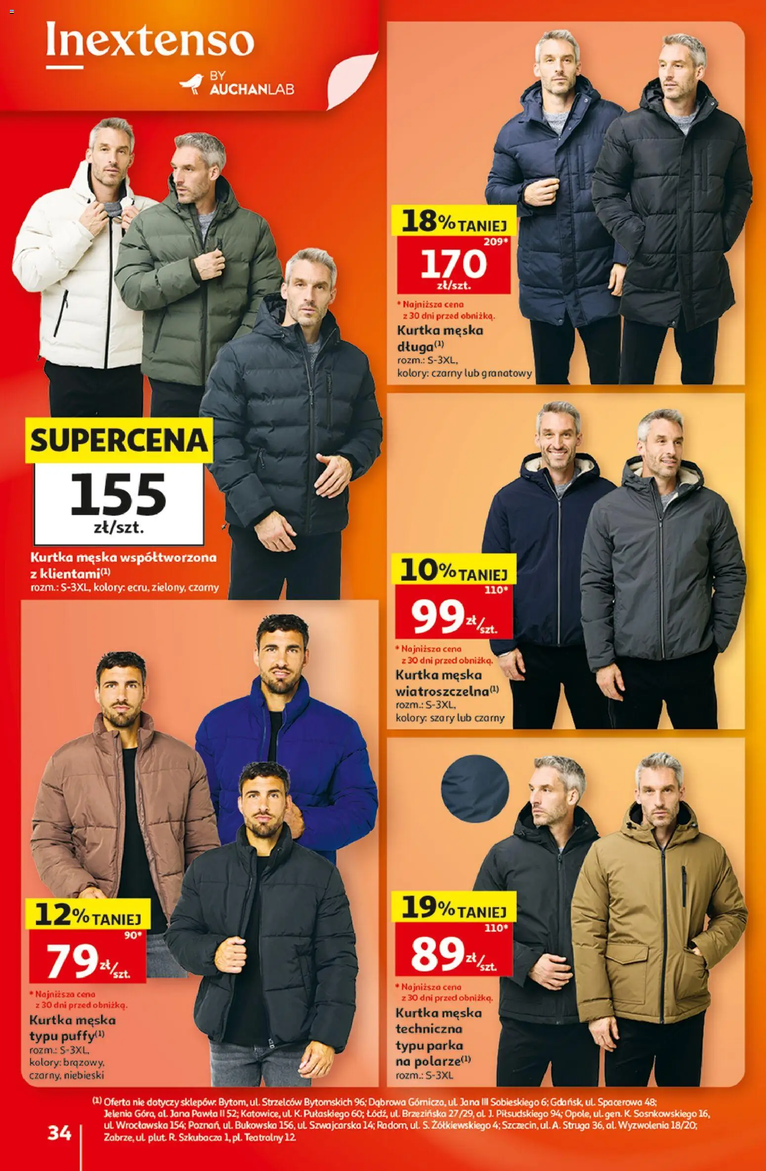 Auchan gazetka - Hipermarket od 22.10.2026 | Strona: 34 | Produkty: Kurtka