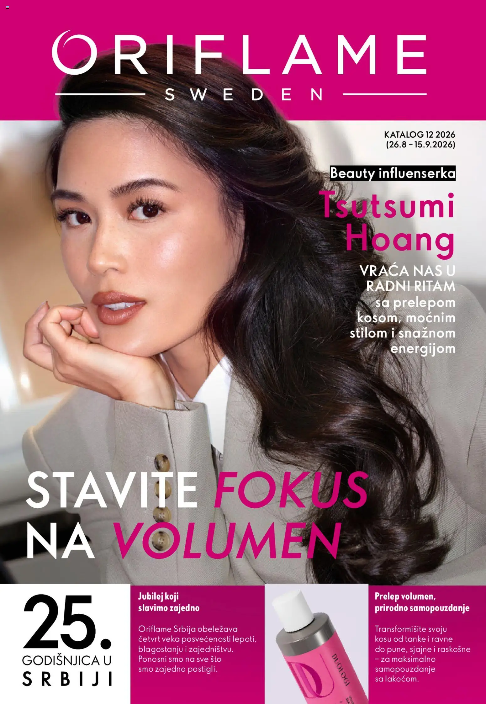 Oriflame katalog - važi od 26.08.2026 | Strana: 1 | Proizvode: Sto