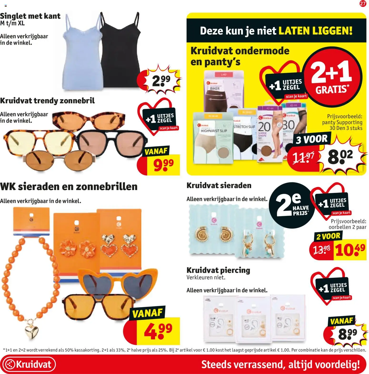 {H1} | Pagina: 31 | Producten: Kaart, Slip, Panty, Zonnebril