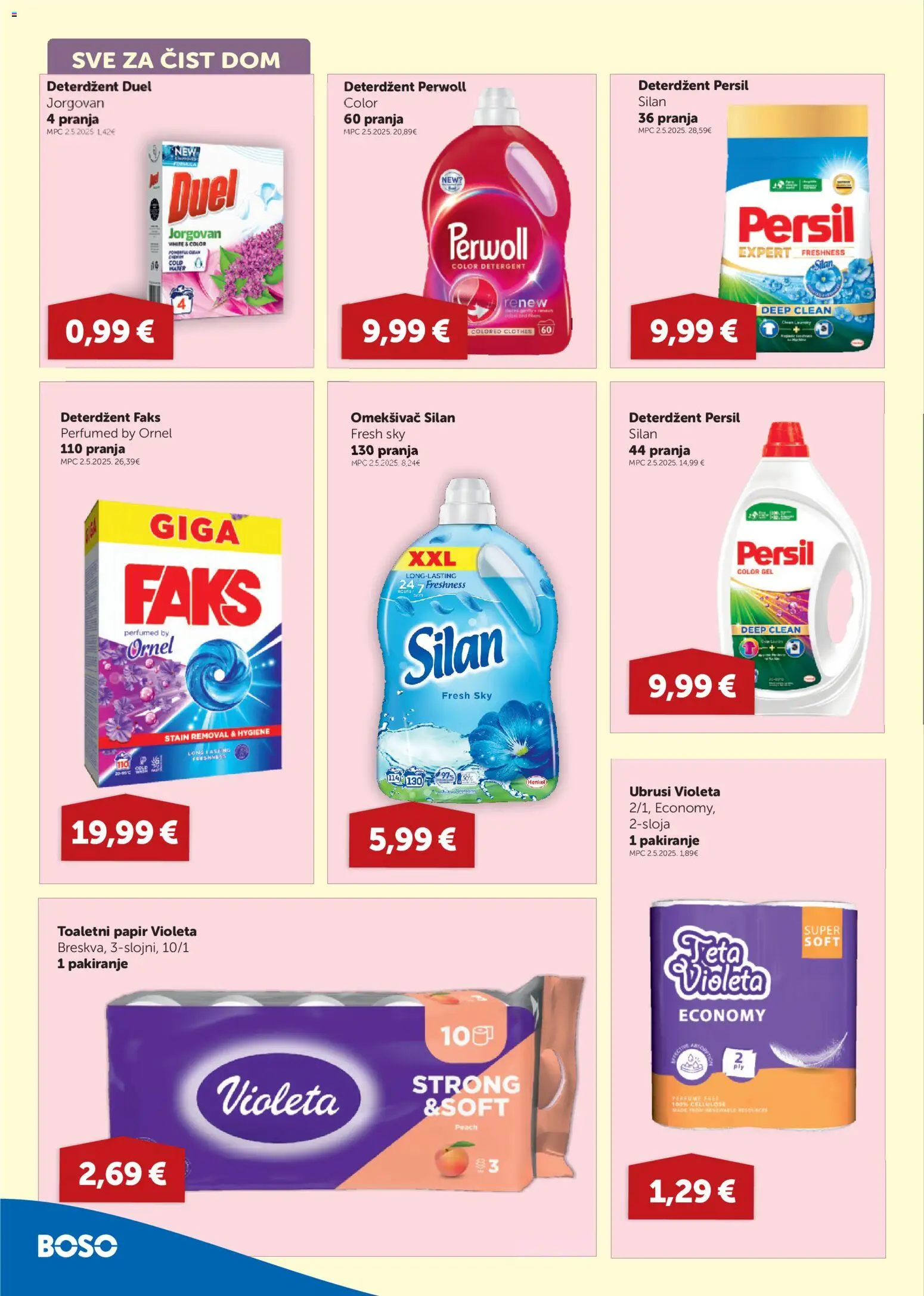 Boso katalog | vrijedi od 13.08.2026 | Stranica: 14 | Proizvodi: Faks, Omekšivač, Deterdžent, Violeta