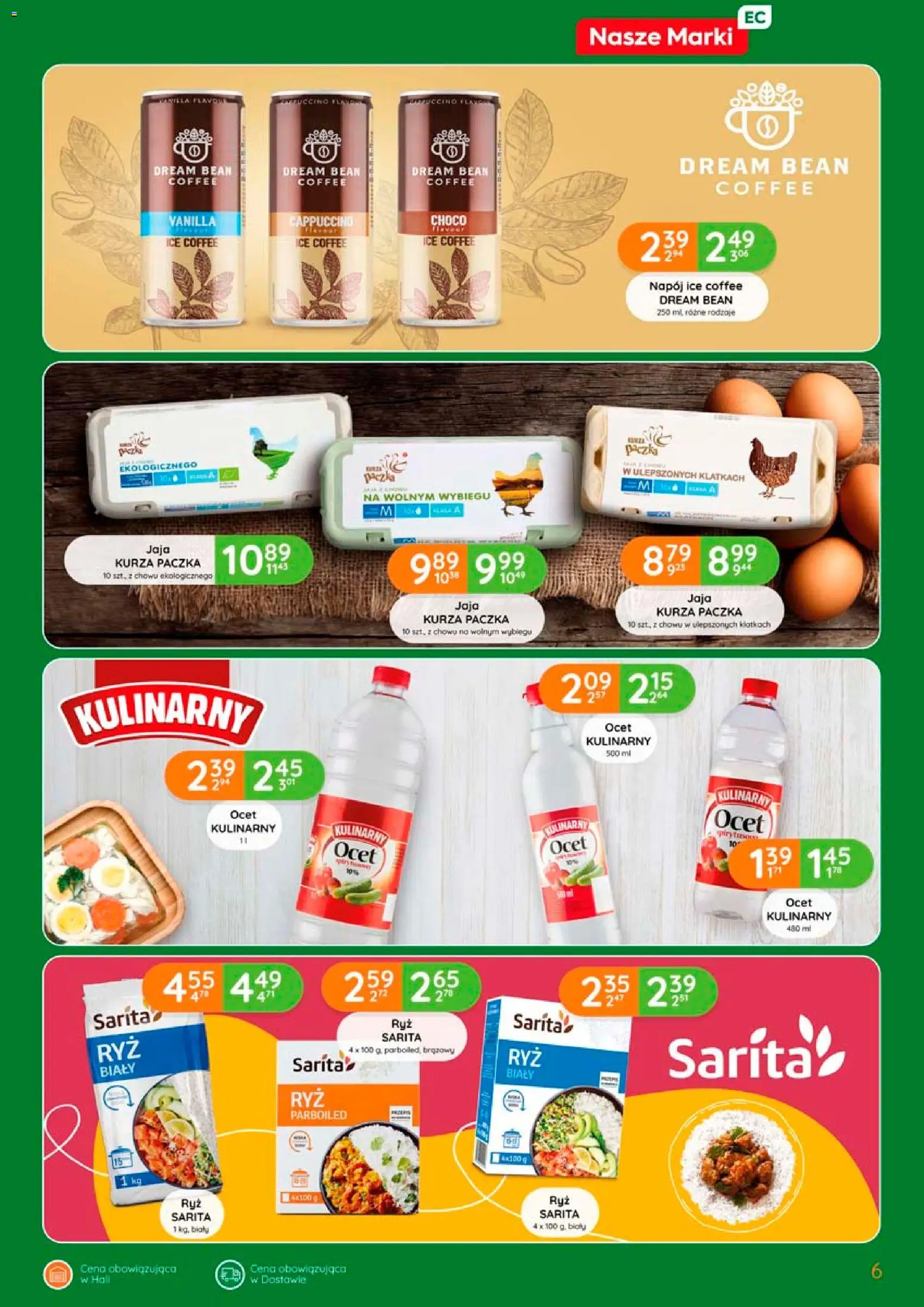 Eurocash gazetka od 28.05.2026 | Strona: 6 | Produkty: Ocet, Cappuccino, Jaja